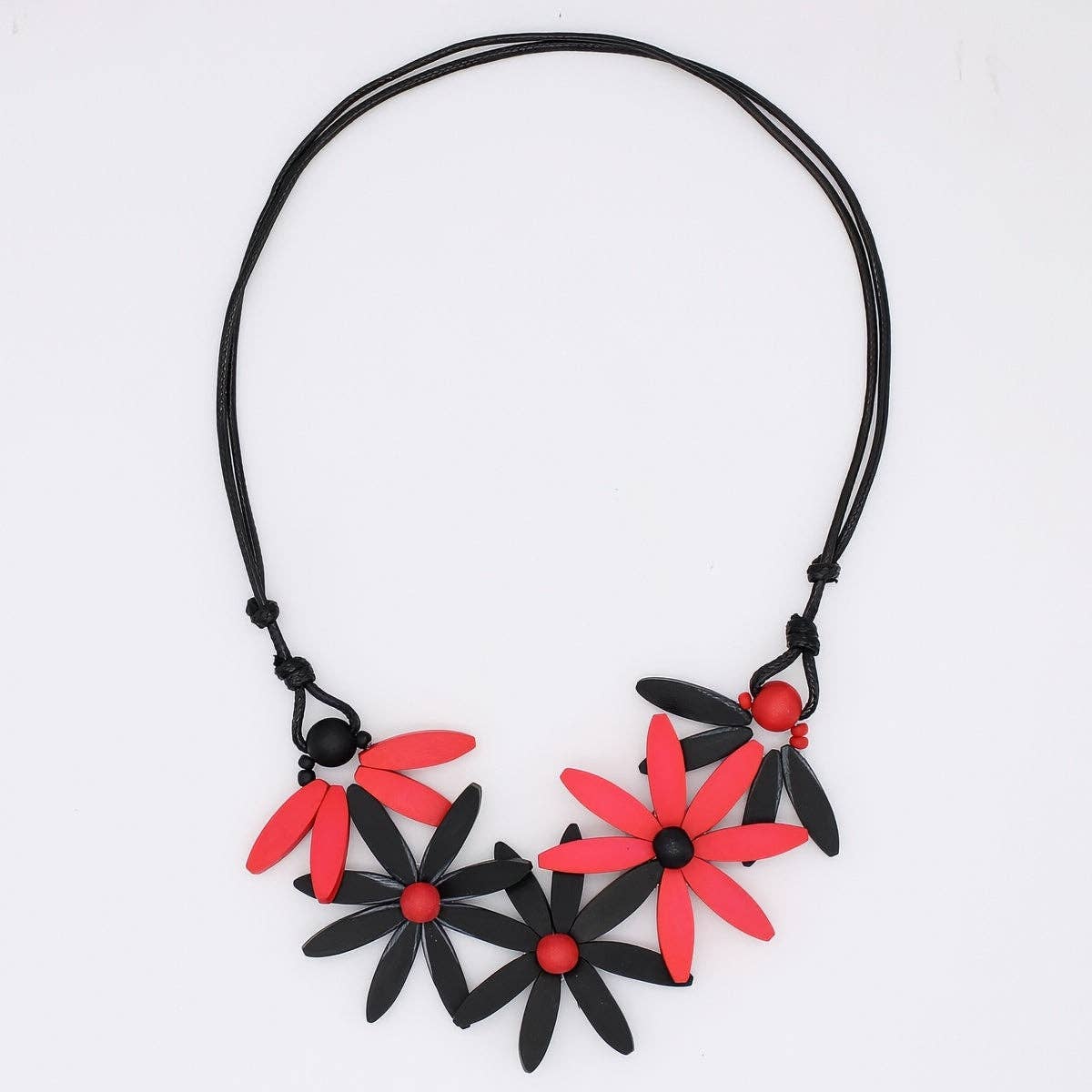 Sylca: Garland Nectar Necklace, Red