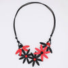 Sylca: Garland Nectar Necklace, Red