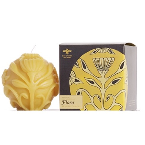 Big Dipper Waxworks: Sculpted sphere, flora