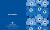 Chronicle Books: Marimekko Blue Flowers Notecards