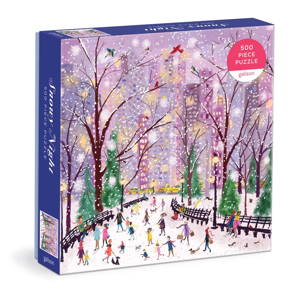 Galison: Snowy Night 500pc puzzle