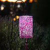 Allsop: Stella Tassel 28.5" Balloon Solar Lantern, Raspberry