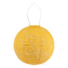 Allsop: Stella Monstera 12" Globe Solar Lantern, Marigold