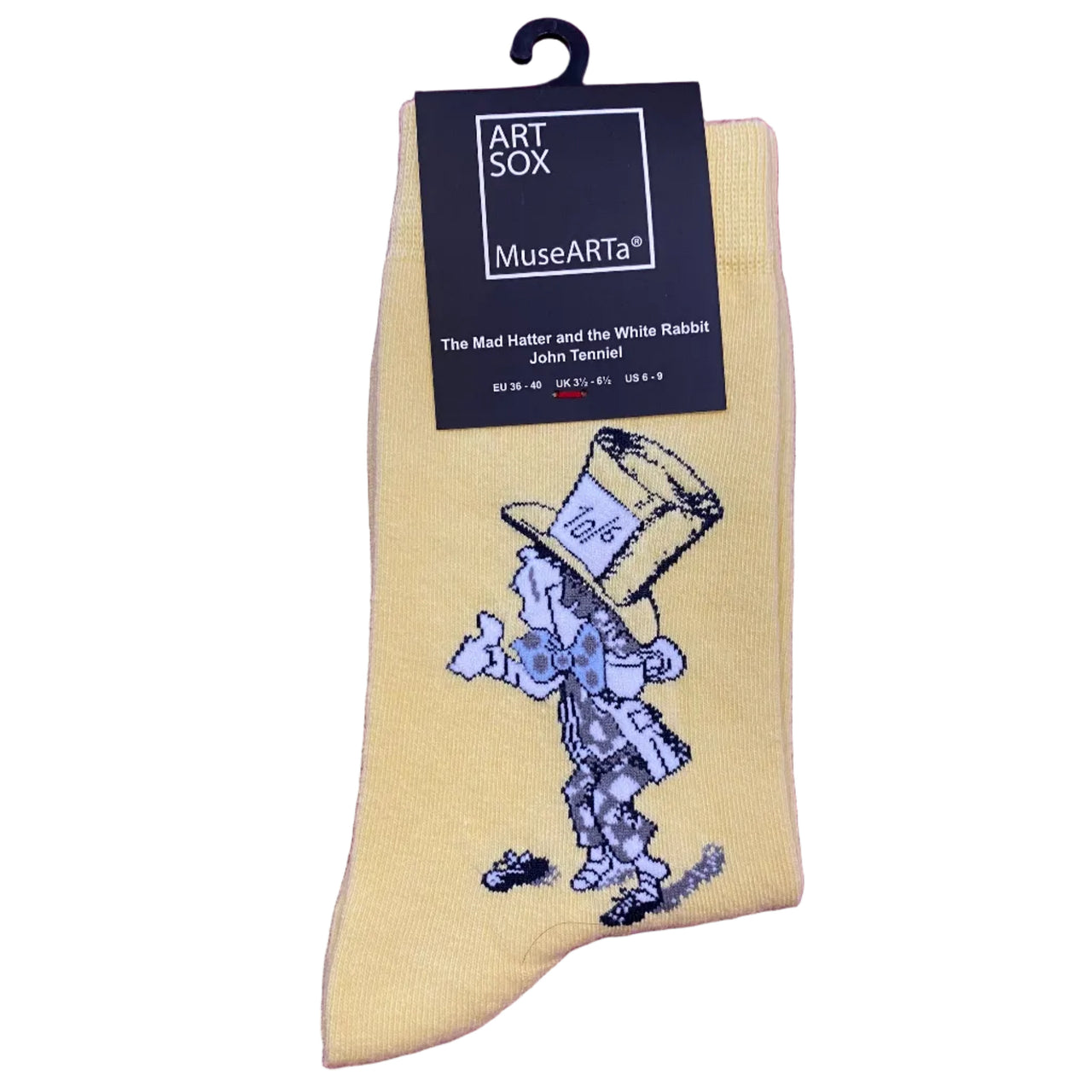 Art Sox: The Mad Hatter and The White Rabbit (sz 6-9)