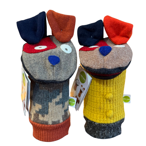 Cate & Levi: Hand Puppet, Dog (wool)