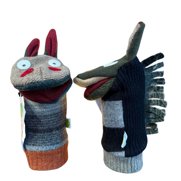 Cate & Levi: Hand Puppet, Horse (wool)