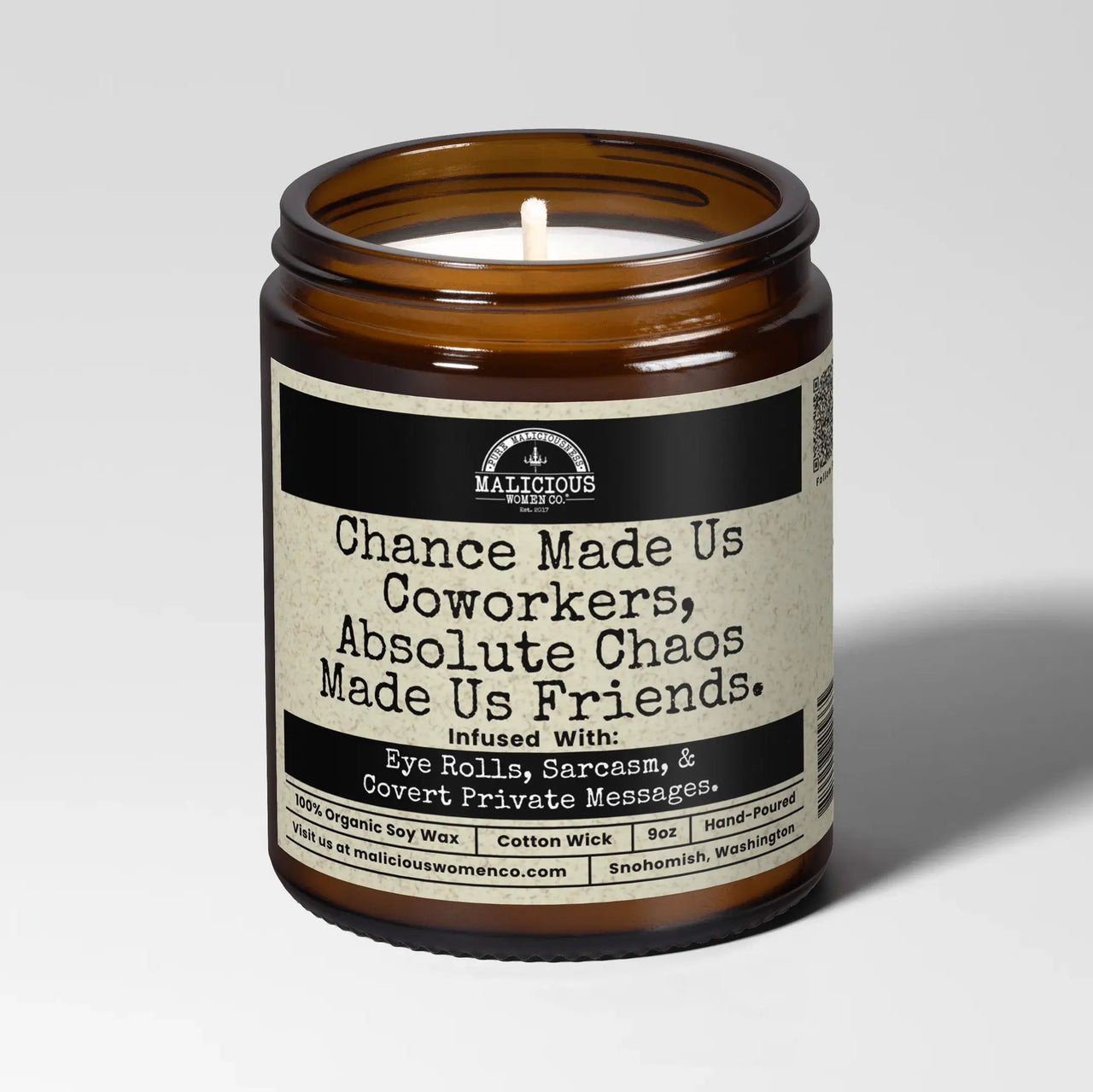 Malicious Women Candle Co: Chance Made Us Co-Workers Candle