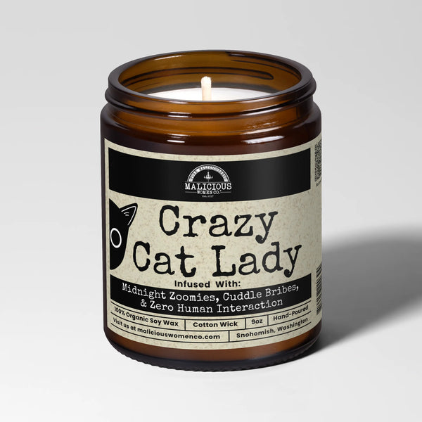 Malicious Women Candle Co: Crazy Cat Lady
