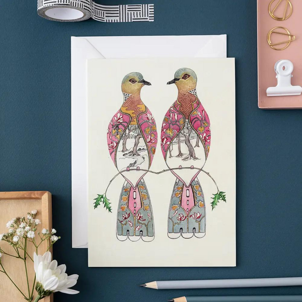 The DM Collection: Two Turtle Doves Card