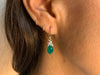 YedOmi: Green Onyx Caviar Dew Drop Earrings