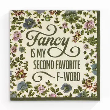 Bad Betty: Fancy Is My Favorite F-Word Cocktail Napkins