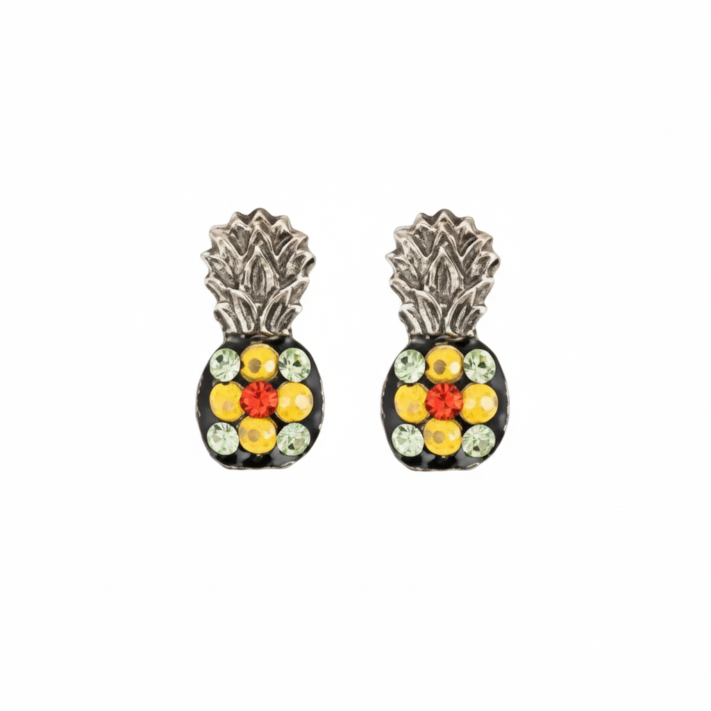 Firefly: Stud Mini Pineapple Post Earrings (E982p-MC)