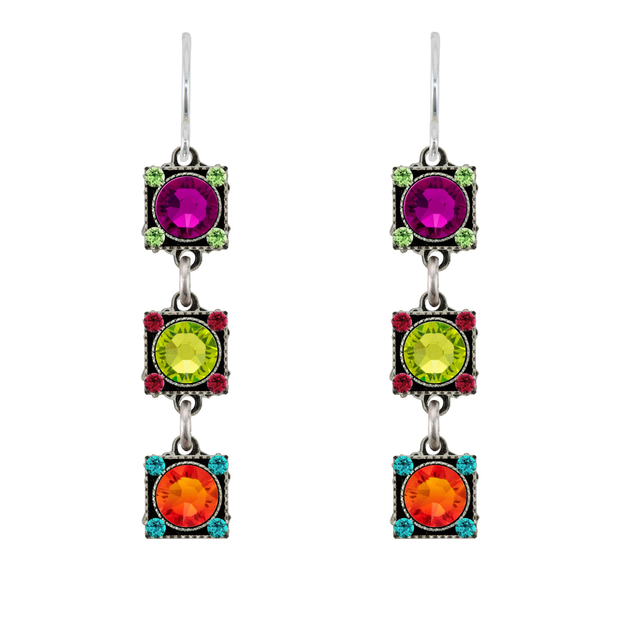 Firefly: Linear Rainbow Earrings (E456)