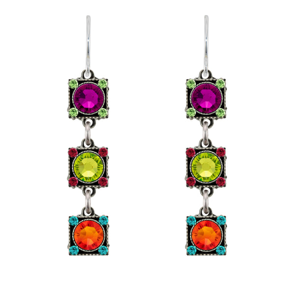 Firefly: Linear Rainbow Earrings (E456)