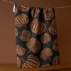 Geometry: Pumpkin Noir Tea Towel