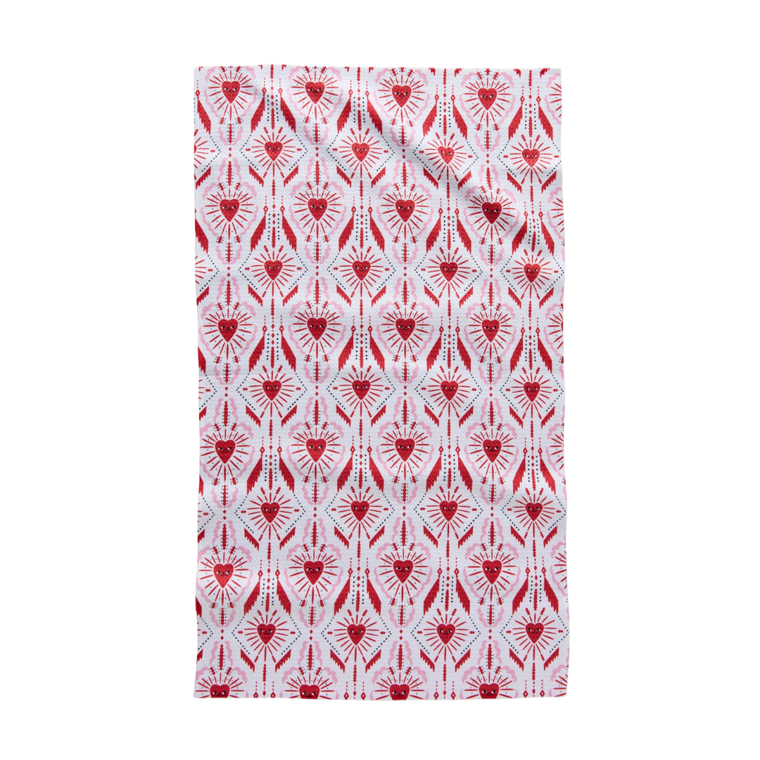 Geometry: Ray of Love Tea Towel