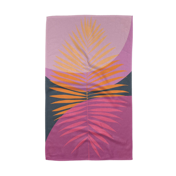 Geometry: Tropical Summer Tea Towel