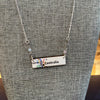 No Man's Land: My Hometown Vintage Map Necklace