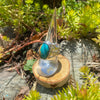 Jolica: Bruge Ring, Turquoise Multi Line, sz 8
