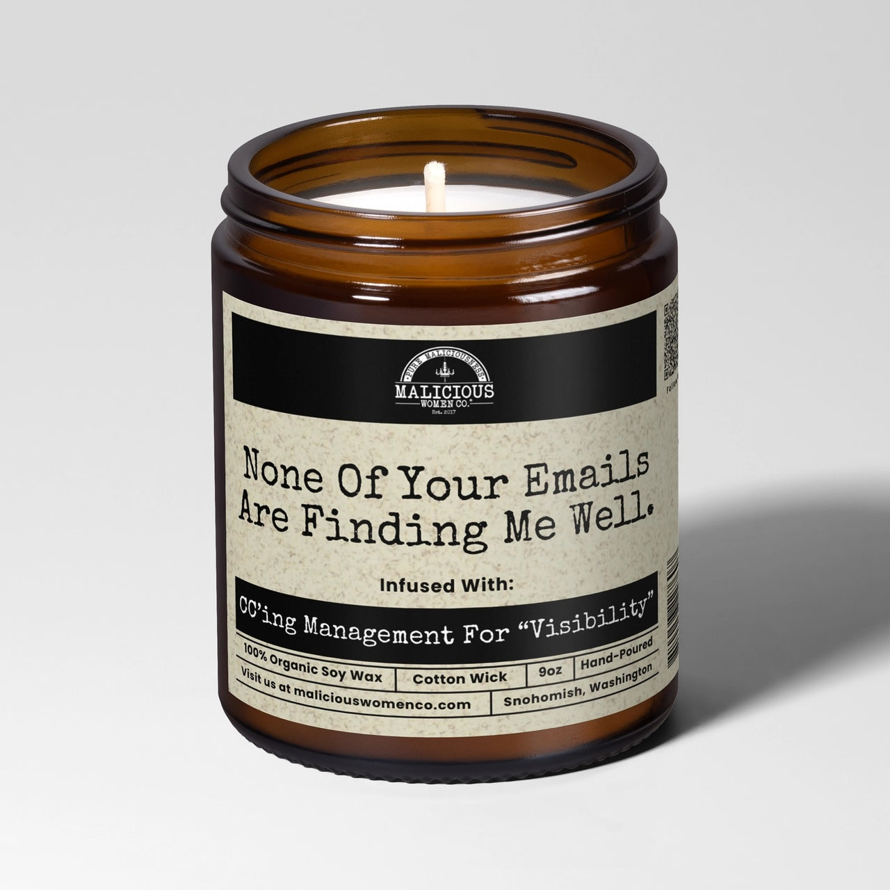 Malicious Women Candle Co: None of Your Emails are Finding Me Well