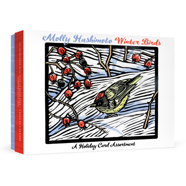Pomegranate: Molly Hashimoto: Winter Birds Holiday Card Assortment