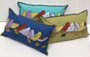 Natural Habitat: Applique/embo pillow, Birds on a limb
