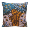 Chain Stitch Pillow: Gustav Klimt