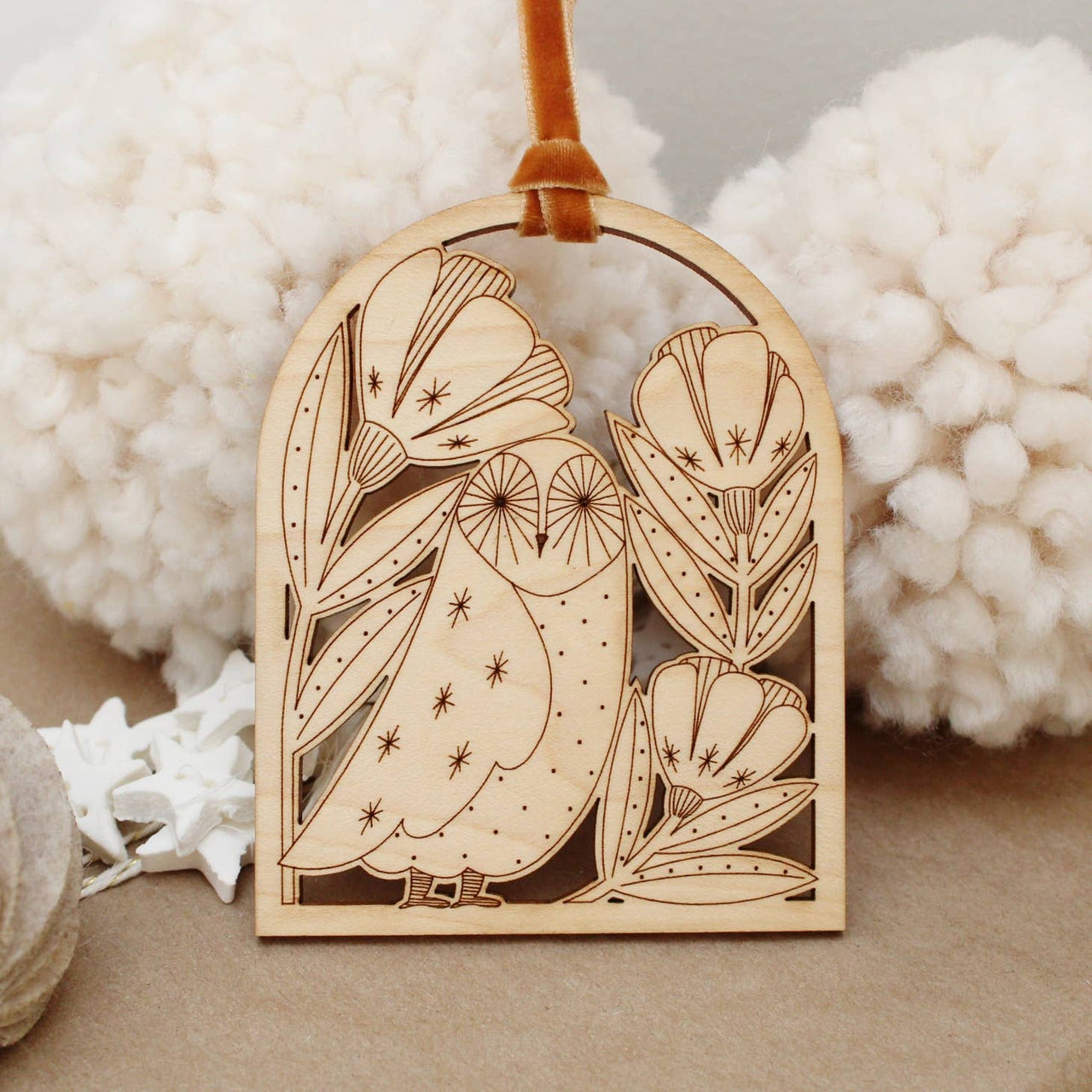 Oh, Little Wren: Owl Ornament