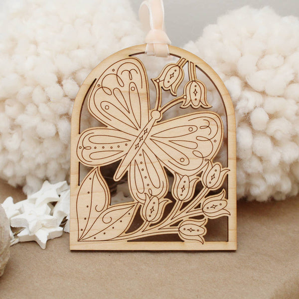 Oh, Little Wren: Butterfly Ornament