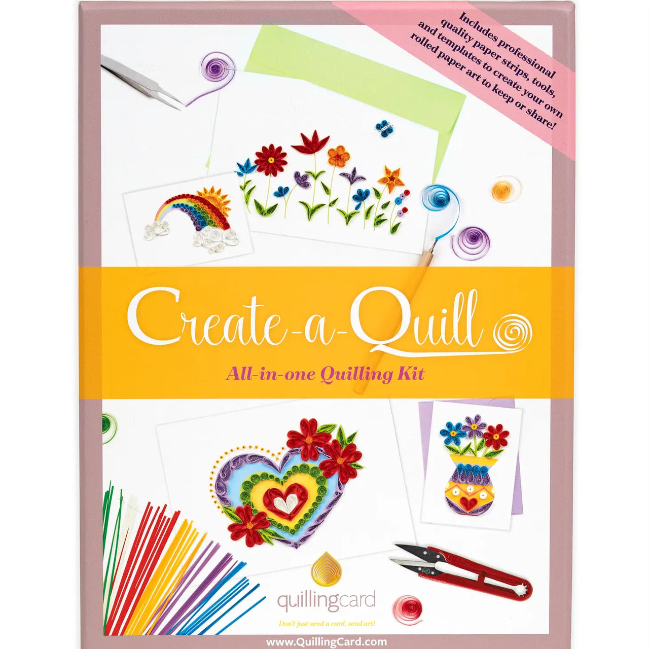 Quilling Card: Create-a-Quill DIY Kit, Everyday Designs