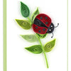 Quilling Card: Ladybug gift enclosure