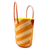 Shebobo: Santa Cruz Straw Tote -  Saffron