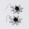 Sylca: Amaya Flower Earrings, Silver