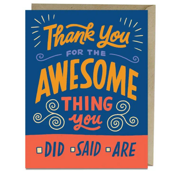 Em & Friends: Awesome Thank You Card