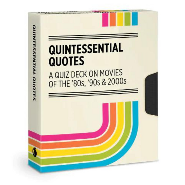 Pomegranate: Quintessential Quotes: A Quiz Deck on Movies of the '80s Knowledge Cards