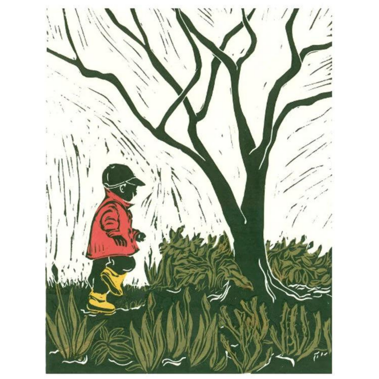 Mimi Williams Yellow Boots Card