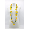 Jianhui London Upcycled Aqua Sunflower Necklace