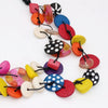 Sylca: Colorburst Confetti Necklace, Multi