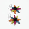 Sylca: Amaya Flower Earrings, Brights