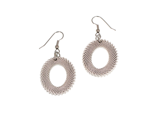 Erica Zap: Oval Mesh Drop Earring – HUBBUB