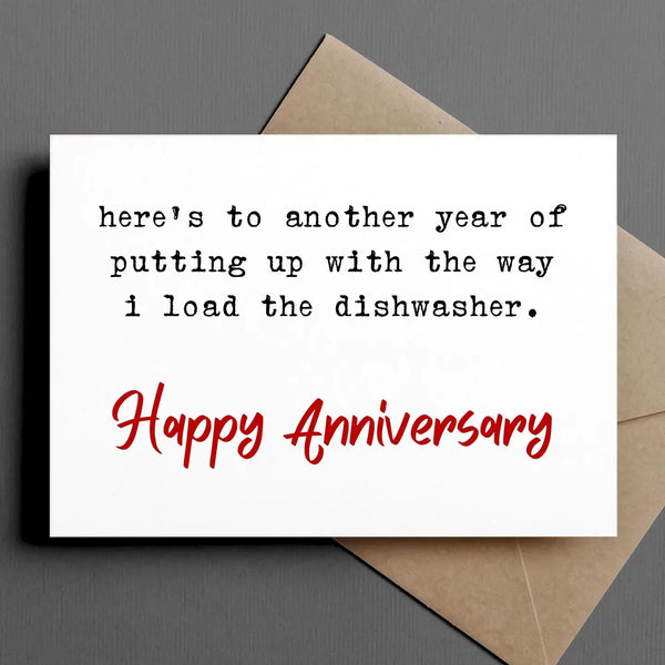 Ink and Attitude: Putting Up With Loading Dishwasher