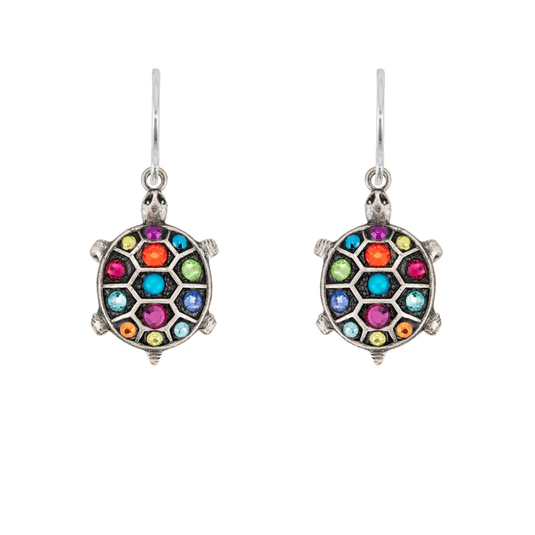 Firefly: Turtle Earrings (E817) Aqua