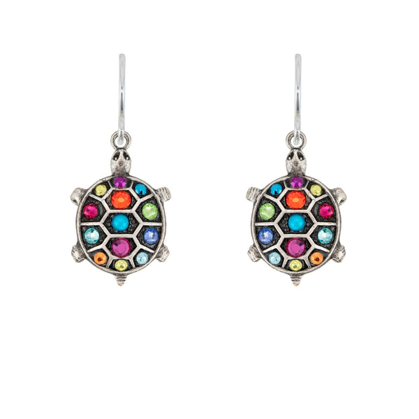 Firefly: Turtle Earrings (E817) Aqua