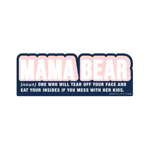 Zootility: Mama Bear Sticker