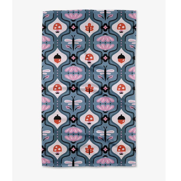 Geometry: Forest Garden Tea Towel