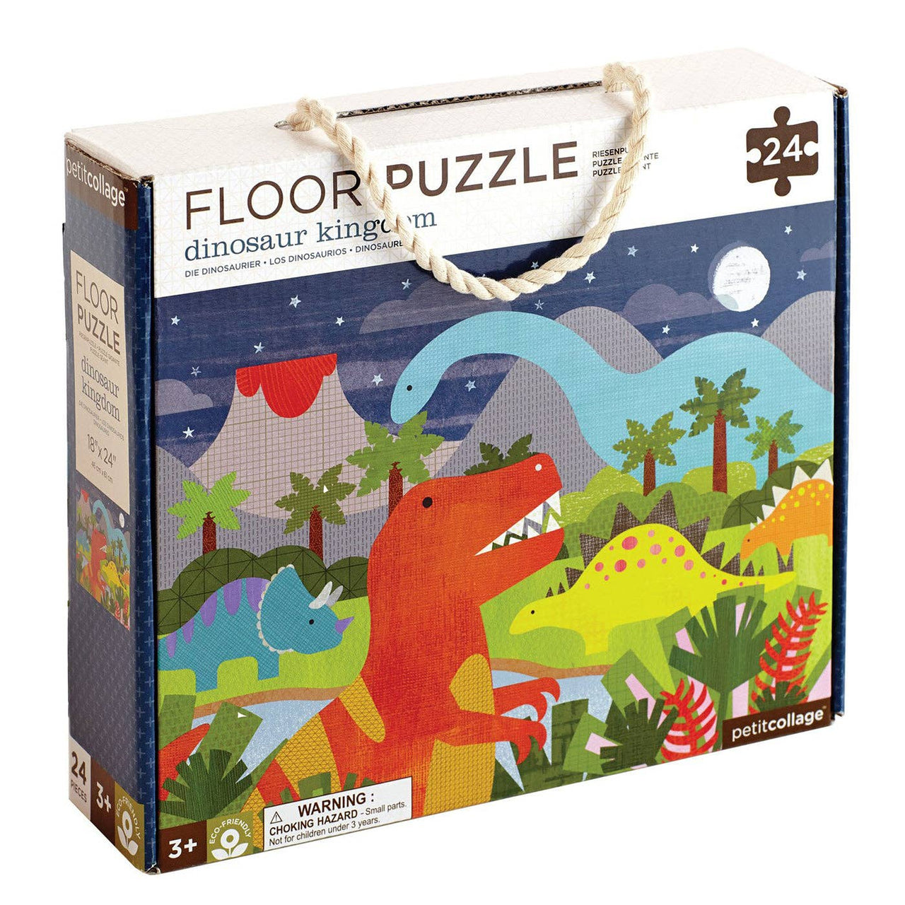 Petit Collage: Dinosaur Kingdom Floor Puzzle