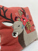 Natural Habitat: Reindeer & Robin Pillow 16"