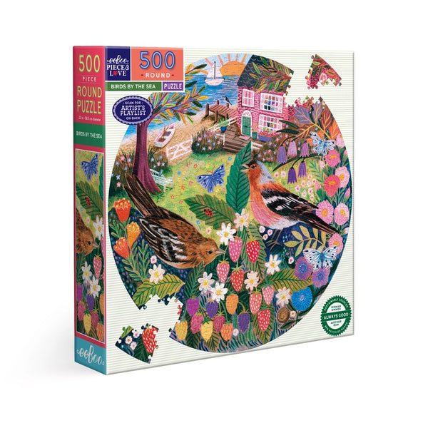 eeBoo: Birds by the Sea 500pc puzzle