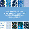 Chronicle Books: Marimekko Blue Flowers Notecards