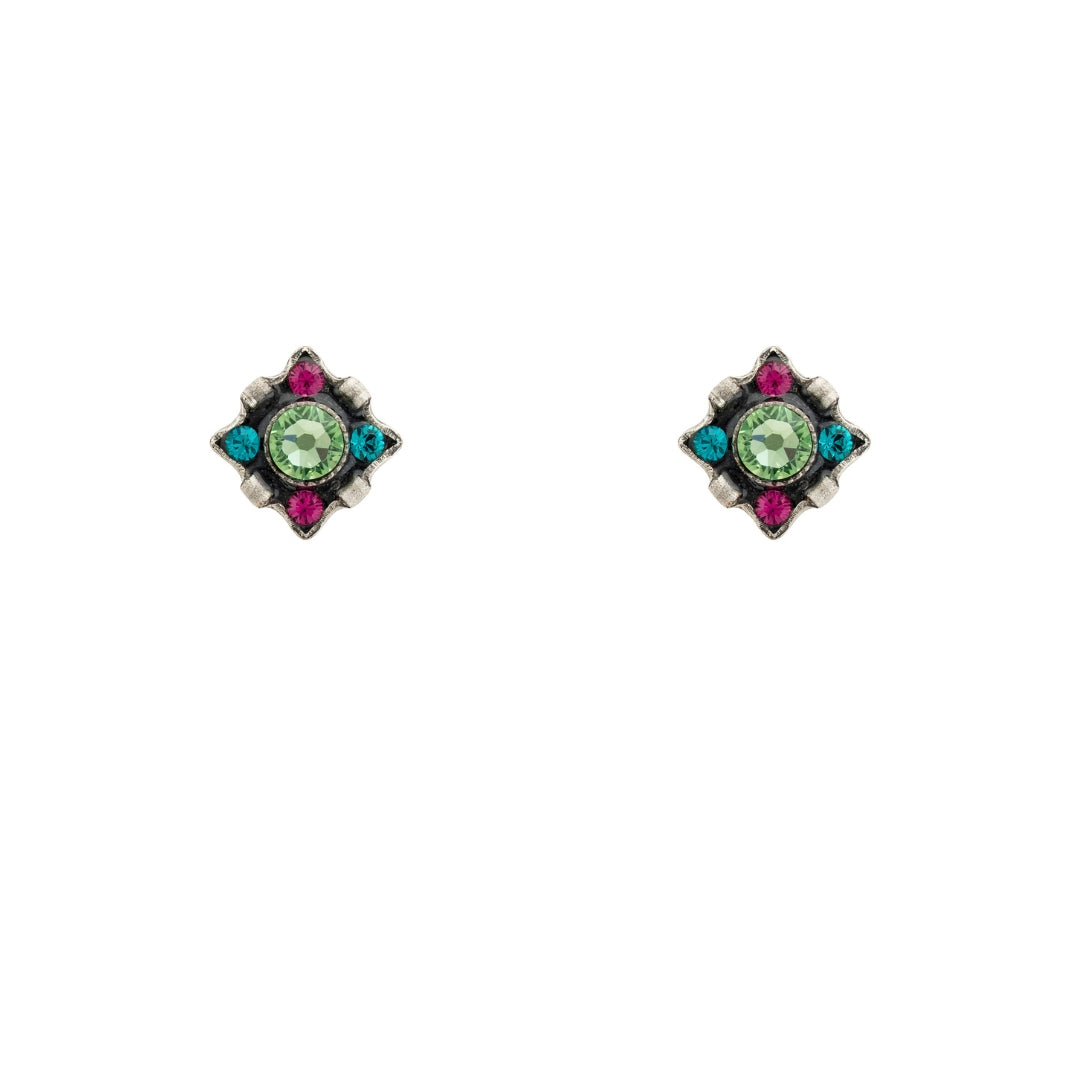 Firefly: Geometric Diamond Stud Earrings (E1076P)